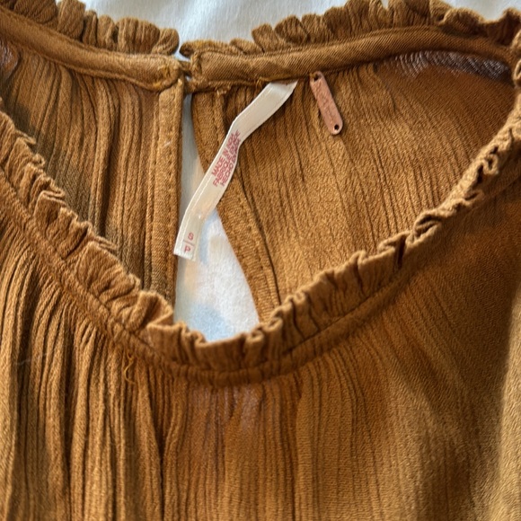 FREE PEOPLE HIGH NECK BLOUSE - Picture 3 of 3